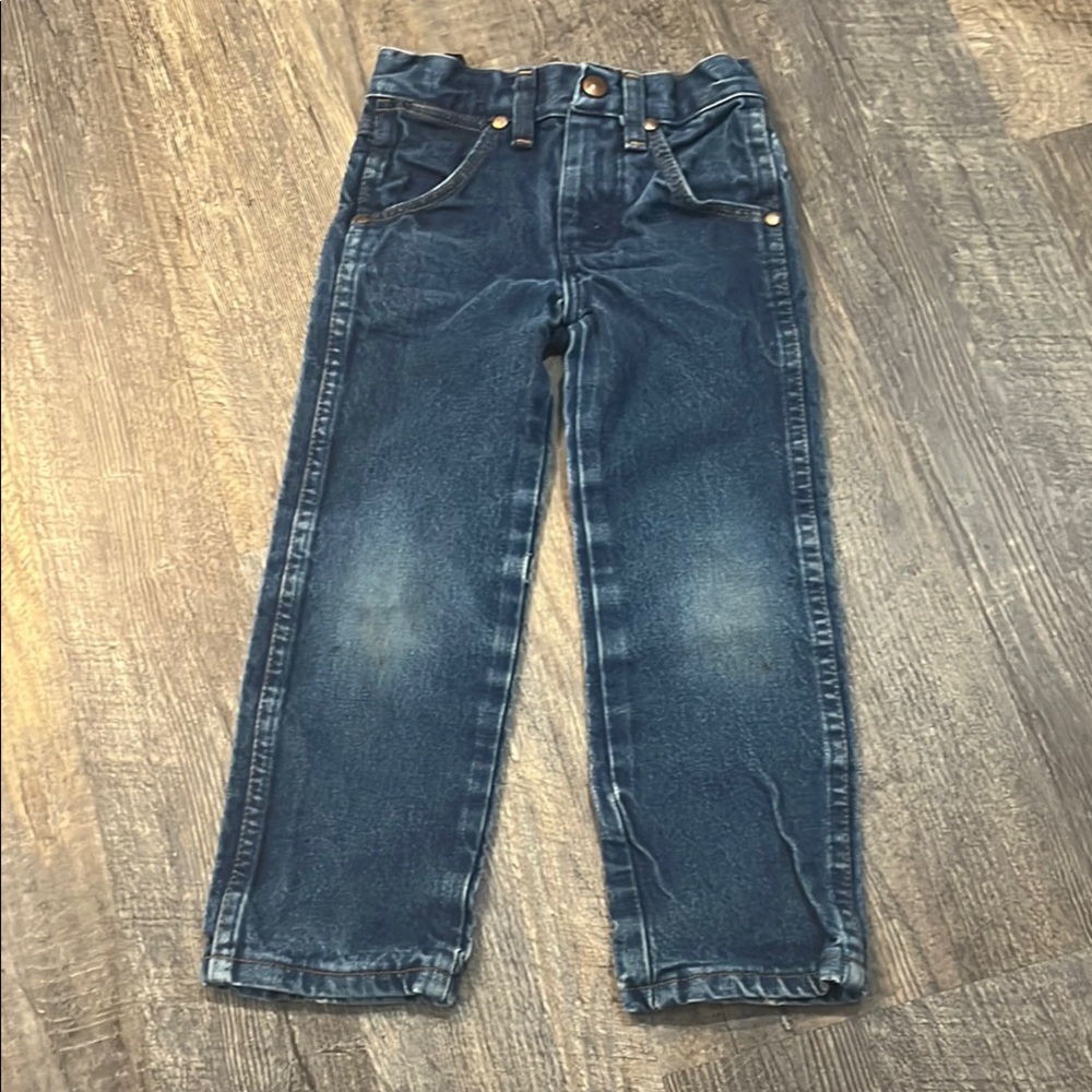EUC kids Wranglers size 4 slim
